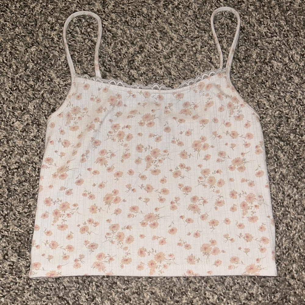Cropped Floral Camisole